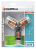 Nécessaire de dérivation GARDENA en Y pour arrosage 13 mm (1/2') et 15 mm (5/8') - 1828720