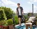 Dévidoir portable pour balcons et terrasses 10 m - GARDENA - 18400-20