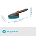 Brosse de lavage à main M dure réglable Cleansystem pour petites surfaces - GARDENA - 18846-20