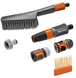 Kit brosse de lavage à main S souple Cleansystem avec les batônnets de shampooing & raccords - GARDENA - 18862-20