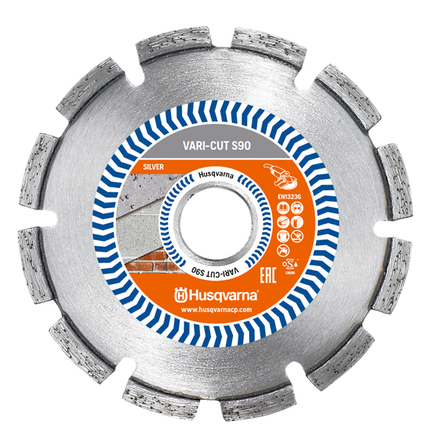 DISQUE DIAMANT HUSQVARNA VARI CUT S90 POUR MEULEUSE D'ANGLE Ø 125 MM POUR DEJOINTEMENT 22.2- 579808140