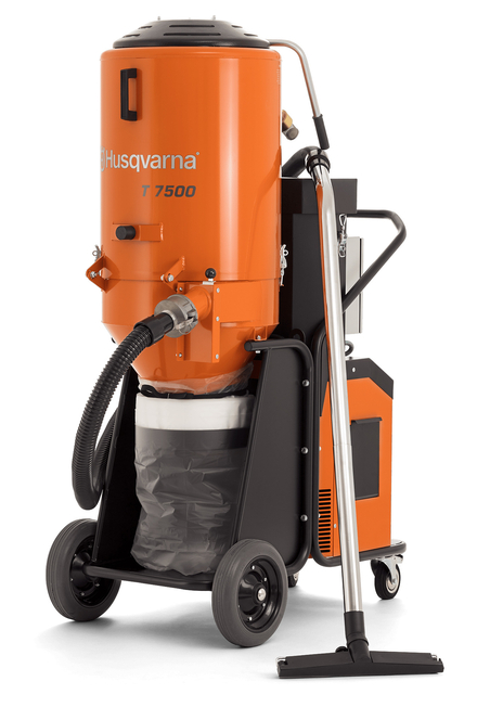 Aspirateur T 7500 POUSSIERES 400V TRIPHASE 5.5 KW Classe H HUSQVARNA - 967664104