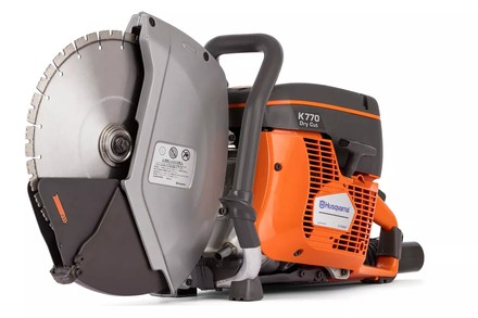 Découpeuse thermique HUSQVARNA K770 DRY-CUT Ø300 mm spécial extraction de poussières - 967942001