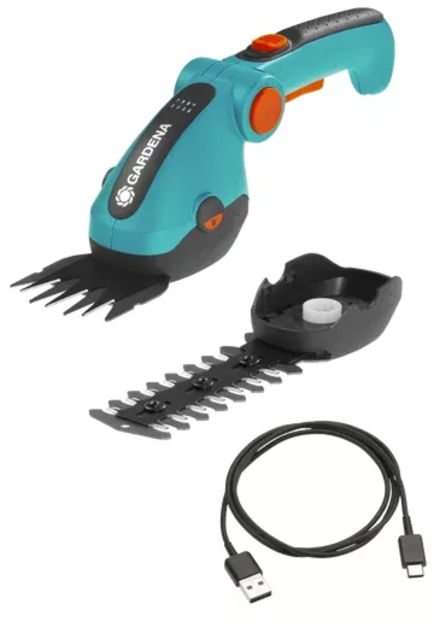 Kit cisaille à gazon ComfortCut Li + lame taille-buissons - GARDENA - 9888-20