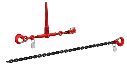 TENDEUR D'ARRIMAGE A CLIQUET BLOKMI + CHAINE D10 CH3,5M BLB081035 ID MAT