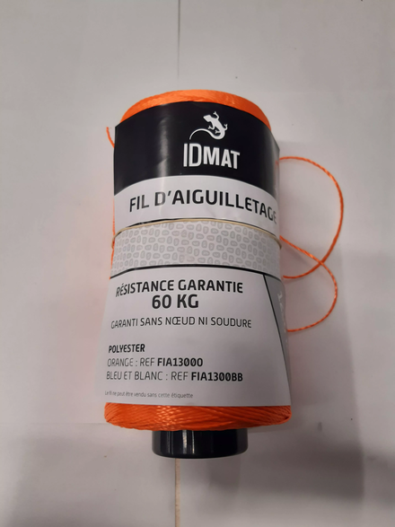 FIL A AIGUILLER N°3 1.2KG ORANGE - ID MAT - FIA1300O