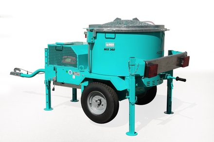 MALAXEUR IMER TRACTABLE SUR CHANTIER 360L TRIPHASÉ MIX360R - 06214591
