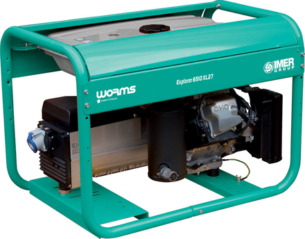 GROUPE ELECTROGENE WORMS MONOPHASE ESSENCE 5,90KW EXPLORER6510XL27 - 2V0000024