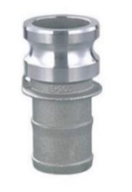 RACCORDS A CAMES ALU ADAPTEUR CANNELÉ TYPE E DN80 9BARS CAMEE300