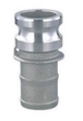 RACCORDS A CAMES ALU ADAPTEUR CANNELÉ TYPE E DN80 9BARS CAMEE300