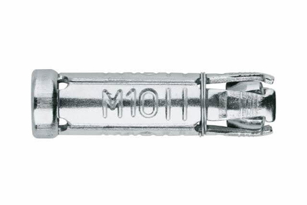 Boite de 50-Douille pour charges lourdes Filetage M6 Diam. 10 mm L 40 mm INDEX-AACCA06