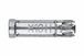 Boite de 10-Douille inoxydable A4 Filetage M12 Diam. 20 mm L 80 mm INDEX-AACCI12