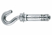 BOITE INDEX DE 50-CHEVILLE À AILETTES EN ACIER CROCHET FILETAGE M8 Ø 14 MM L 50 MM -AACGA08