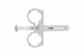 Boite de 100 Collier INDEX double multi tuyaux + cheville Ø 8 mm -ABMD14