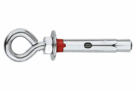 Boite de 25-Cheville anti-rotation piton Filetage M12 Diam. 16 mm L 80 mm INDEX-ACHA16C