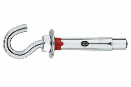 Boite de 100-Cheville anti-rotation crochet Filetage M8 Diam. 11 mm L 60 mm INDEX-ACHG11C