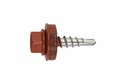 BOITE INDEX DE 250-VIS AUTOPERCEUSE ACIER-BOIS LAQUÉE ROUGE BRUN FILETAGE M4.8 Ø MM L 19 MM -AFRD144819