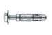 BOITE INDEX DE 50-CHEVILLE POUR FIXATION MI-LOURDES VIS FILETAGE M10 Ø 16 MM L 80 MM -AZAMT10
