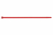 Boite de 100-Collier nylon cranté rouge Filetage M Diam. mm L 200 mm INDEX-BC36200RO