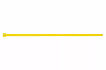 Boite de 100-Collier nylon cranté jaune Filetage M Diam. mm L 200 mm INDEX-BC48200AM