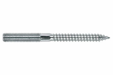 Boite de 100-Tige double filetage zinguée Filetage M8 Diam. mm L 80 mm INDEX-ESDR08080