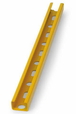 BOITE INDEX DE 10-RAILS PERFORÉS REVÊTEMENT PLASTIQUE JAUNE FILETAGE M Ø MM L 1000 MM -GPP271812
