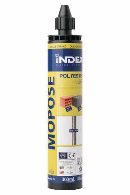 BOITE INDEX DE 12-CARTOUCHE SCELLEMENT CHIMIQUE POLYESTER SANS STYRÈNE FILETAGE M Ø MM L MM -MOPOSE410