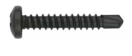 BOITE INDEX DE 1000-VIS AUTOPERCEUSE NOIRE, TÊTE BOMBÉE, EMPREINTE PH FILETAGE M4 Ø MM L 19 MM -NBR4819