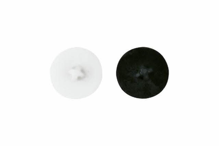 BOITE INDEX DE 1000-CAPUCHON BLANC ET NOIR POUR VIS PVC-70 FILETAGE M Ø MM L 4 MM -P70TPBL