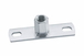 Boite de 100-Platine de fixation zinguée Filetage M8 Diam. mm L mm INDEX-PFZNM0800