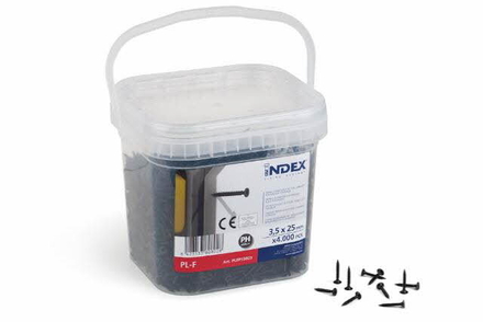 Boite de 1-Seau de vis pour cloisons sèches Filetage M3 Diam. mm L 35 mm INDEX-PLEP35035