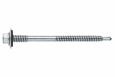 Boite de 500 Vis autoperceuse INDEX tête hexagonale Filetage M5.5 L 82 mm-PS1655082