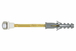 Boite de 100-Fixation WC et bidet, laiton Filetage M Diam. 8 mm L 80 mm INDEX-SAWL05080