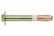 Boite de 10 Cheville de sécurité INDEX Filetage M12 Ø18 mm L 160 mm -SLVT12160