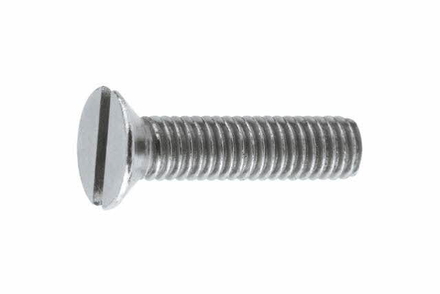 BOITE INDEX DE 250-VIS METRIQUE ZINGUÉE À TÊTE FRAISÉE RAINURÉE FILETAGE M6 Ø MM L 25 MM -T9630625Z