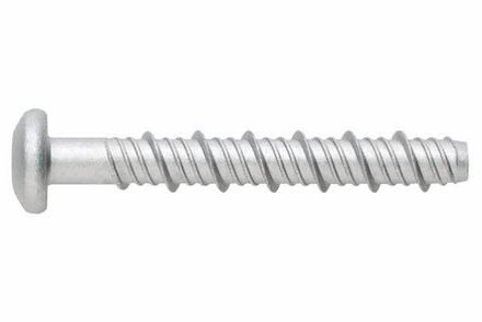 Boite de 100-Vis a béton tête bombée Filetage M7 Diam. 6 mm L 50 mm INDEX-THPAN07050