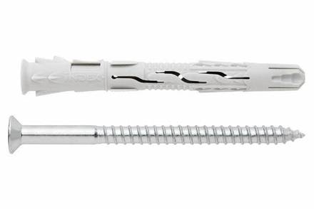 BOITE INDEX DE 50-CHEVILLE NYLON UNIVERSELLE À HAUT RENDEMENT FILETAGE M10 Ø 10 MM L 60 MM -TNUXA10060