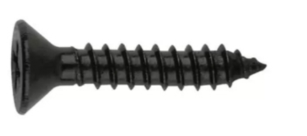 BOITE INDEX DE 250-VIS À TOLE NOIRE, TÊTE FRAISÉE, EMPREINTE PH FILETAGE M4 Ø MM L 25 MM -TZN824225