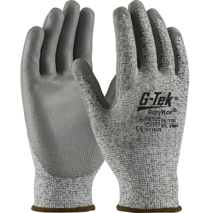 Gants PolyKor poivre et sel - Lot de 12 - G-TEK - 16-150