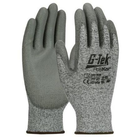 Gants doublure enduction polyurethane PolyKor Gris - Lot de 12 - G-TEK - 16-535