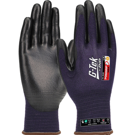 Gants doublure HPPE/nylon Posigrip Max pourpre - Lot de 12 - G-TEK - 16-848