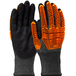 Gants nitrile microsurface renfort pouce PolyKor noir - Lot de 6 - G-TEK - 16-MPT630