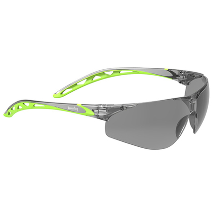 Lot de 12 Lunettes avec verres fumés anti-rayures/buée VICO gris/vert HV - Bouton Optical - 250-16-0021-EN