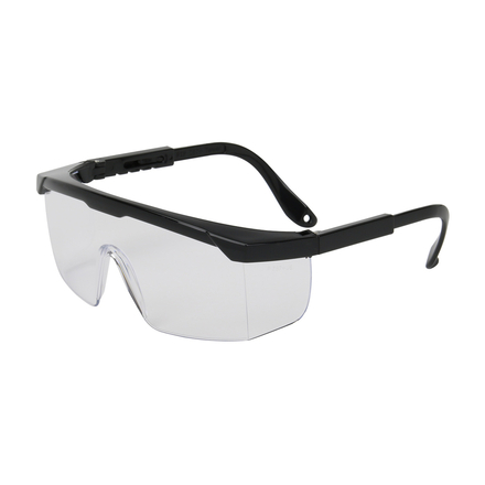 Lot de 12 Lunettes à branches verres clairs sans traitement Hi-Voltage ARC noir - Bouton Optical - 250-24-0080-EN
