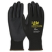 Gants doublure plastique recyclé enduction nitrile 3RX noir - Lot de 6 - G-TEK - 31-5130ER