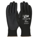 Gants doublure plastique recyclé enduction nitrile 3RX noir - Lot de 6 - G-TEK - 31-5130R