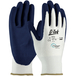 Gants doublure plastique latex microsurface 3RX blanc - Lot de 12 - G-TEK - 31-632R