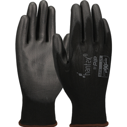Gants polyuréthane PXP-G noir - Lot de 10 - HANTEX - 33-B115