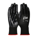 Gants doublure polyester enduction nitrile noir - Lot de 12 - G-TEK - 34-FGN1001/N