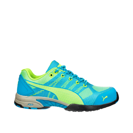 Chaussures de sécurité basses pour femmes S1P Celerity Knit bleu/vert - PUMA SAFETY - 642900